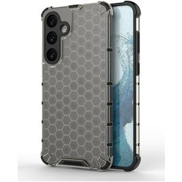 Mobigear Honeycomb Samsung Galaxy S24 Plus Hülle Hardcase Backcover Stoßfest - Schwarz