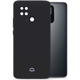 Mobilize Rubber Gelly Xiaomi Redmi 10C Hülle Flexibles TPU Backcover - Matt Black