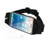Mobiparts Comfort Fit Belt Handyhalterung Joggen iPhone 17 Pro Max Sporthülle Neopren Gürtel - Schwarz