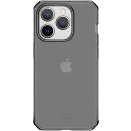 ITSkins SpectrumClear-R iPhone 14 Pro Hülle Flexibles TPU Backcover Stoßfest - Smoke