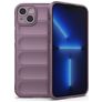 Mobigear Bumpy iPhone 14 Plus Hülle Flexibles TPU Backcover - Lila