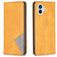 Mobigear Rhombus Slim Nothing Phone (1) Hülle Klapphülle - Cognac