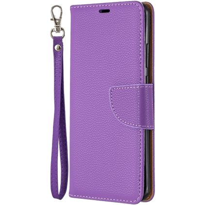 Mobigear Excellent Huawei P40 Pro Hülle Klapphülle Geldbörse - Lila