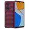 Mobigear Bumpy HONOR X7 Hülle Flexibles TPU Backcover - Weinrot