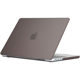 Mobigear Glossy MacBook Pro 14 Zoll (2021-2025) Hardcase Hülle MacBook Case - Grau - Model A2442 / A2779 / A2918 / A2992 / A3401 / A3112 / A3434