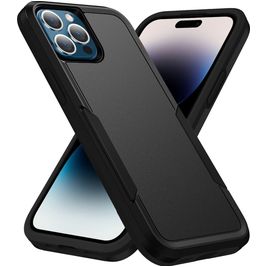 Mobigear Heavy Armor iPhone 14 Pro Hülle Hardcase Backcover Stoßfest - Schwarz