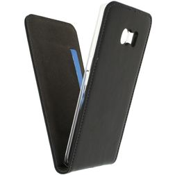 Mobilize Premium Magnet Samsung Galaxy S7 Edge Flipcase - Schwarz