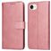 Mobigear Wallet iPhone 16e Klapphülle Portemonnaie - Roségold