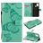 Mobigear Butterfly OPPO A53 Klapphülle Portemonnaie - Türkis