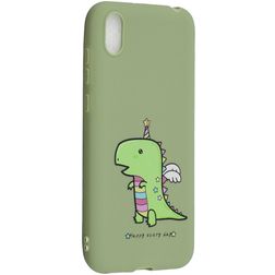 Mobigear Croco HONOR 8S Hülle Flexibles TPU Backcover - Dino