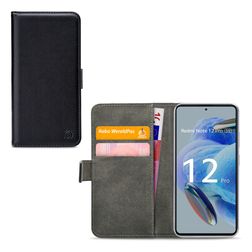 Mobilize Classic Gelly Wallet Xiaomi Redmi Note 12 Pro Klapphülle Portemonnaie - Schwarz