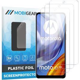 Mobigear Motorola Moto E32s Displayschutz Schutzfolie - Hüllenfreundlich (3er Pack)