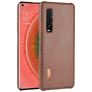 Mobigear Croco OPPO Find X2 Pro Hardcase Backcover - Braun