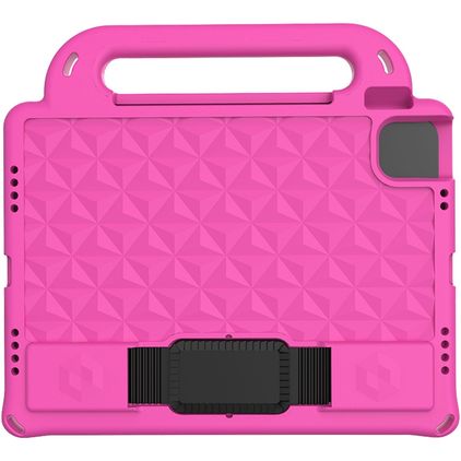 Mobigear Diamond iPad Pro 11 Zoll (2022) Tablet Hülle für Kinder mit Tragegriff - Pink