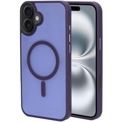 Mobiparts Hardcover iPhone 16 Plus MagSafe Hardcase Backcover - Satin Purple