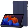 Mobigear Tri-Fold Gel Samsung Galaxy Tab S11 Hülle TPU,Kunstleder Klapphülle - Dunkelblau