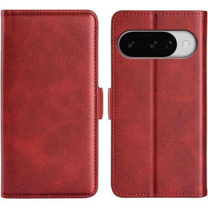 Mobigear Slim Magnet Google Pixel 10 Hülle Klapphülle Geldbörse - Rot