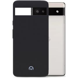 Mobilize Rubber Gelly Google Pixel 6a Hülle Flexibles TPU Backcover - Matt Black