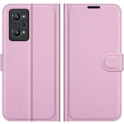 Mobigear Classic Realme GT2 Hülle Klapphülle Geldbörse - Pink