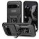 Mobigear Armor Ring Cam Slide Google Pixel 9 Pro XL Hülle Hardcase Backcover Stoßfest mit Ringhalter und Kamera Slider - Schwarz
