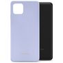 Mobilize Rubber Gelly Samsung Galaxy A03 Hülle Flexibles TPU Backcover - Pastel Purple