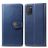 Mobigear Snap Button OPPO A72 Hülle Klapphülle Geldbörse - Blau