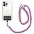 Mobigear Lanyard Verstellbare Universal-Handykette - Weiß / Blau / Magenta