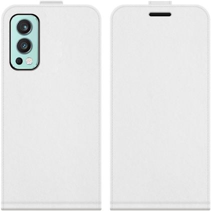 Mobigear OnePlus Nord 2 Hülle Flipcase - Weiß