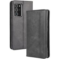 Mobigear Sensation Samsung Galaxy Note 20 Ultra Klapphülle Portemonnaie - Schwarz