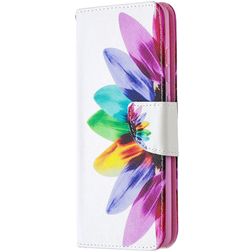 Mobigear Design Samsung Galaxy S20 FE Hülle Klapphülle Geldbörse - Sonnenblume