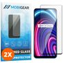 Mobigear Premium Realme C25Y Panzerglas Gehärtetes Glas Displayschutz - Hüllenfreundlich - Schwarz (2er Pack)