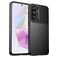 Mobigear Groove Samsung Galaxy A56 Hülle Flexibles TPU Backcover - Schwarz