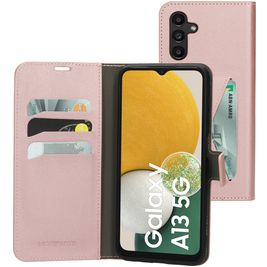 Mobiparts Classic Wallet Samsung Galaxy A04s Hülle Klapphülle Geldbörse - Pink