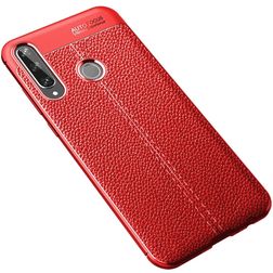 Mobigear Luxury Huawei Y6p Hülle Flexibles TPU Backcover - Rot