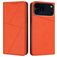 Mobigear Frosted Flip iPhone 17 Pro Max Hülle Klapphülle Geldbörse - Orange
