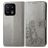 Mobigear Clover Xiaomi 13 Klapphülle Portemonnaie - Grau