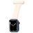 Mobigear Clip Krankenschwester Apple Watch Armband Pin-Verschluss - 49/46/45/44 mm - Weiß