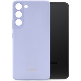 Mobilize Rubber Gelly Samsung Galaxy S22 Hülle Flexibles TPU Backcover - Pastel Purple
