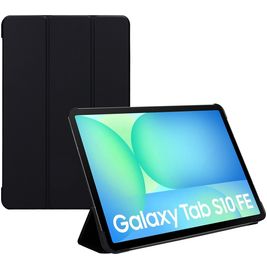 Mobiparts Tri Fold Samsung Galaxy Tab S9 FE Hülle Klapphülle - Schwarz