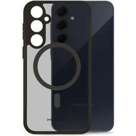 Mobilize Hybrid Samsung Galaxy A35 MagSafe Hülle Hardcase Backcover Stoßfest - Schwarz
