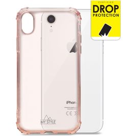 My Style Protective Flex iPhone XR Hülle Flexibles TPU Backcover Stoßfest - Soft Pink