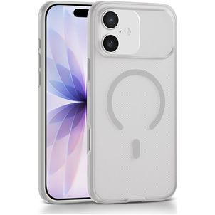 Mobigear Shockproof Grip iPhone 17 MagSafe Hülle Hardcase Backcover - Weiß