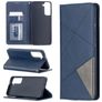 Mobigear Rhombus Slim Samsung Galaxy S21 Hülle Klapphülle - Blau