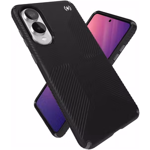 Speck Presidio2 Grip Samsung Galaxy S25 Edge Hülle Hardcase Backcover Stoßfest - Schwarz