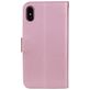 Mobigear Roses iPhone XR Hülle Klapphülle Geldbörse - Roségold