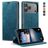 Caseme 013 iPhone 17 Pro Max Hülle Klapphülle Geldbörse - Blau
