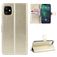 Mobigear Wallet iPhone 11 Hülle Klapphülle Geldbörse - Gold