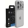 Elite iPhone 17 Pro Panzerglas Gehärtetes Glas Kameralinsen Schutz - Hüllenfreundlich - Silber