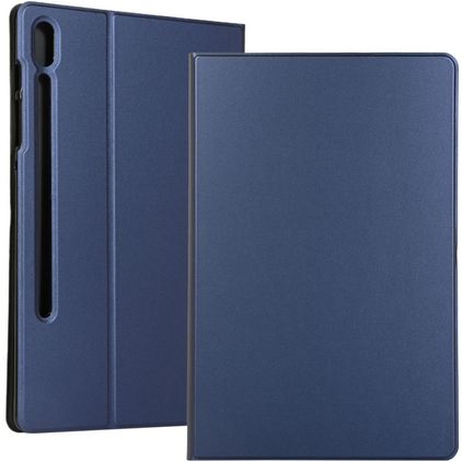 Mobigear Folio Samsung Galaxy Tab S7 Plus Klapphülle + Stylus-Halter - Dunkelblau
