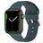 Mobigear Bumpy Silikon Apple Watch Armband Dornschließe - 42/41/40/38 mm - Grün